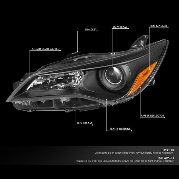 Factory Style Projector Headlights <br>15-17 Toyota Camry