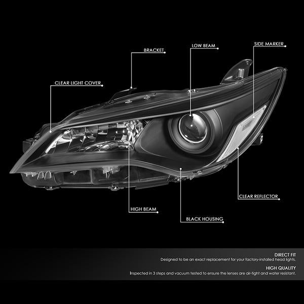 Factory Style Projector Headlights <br>15-17 Toyota Camry