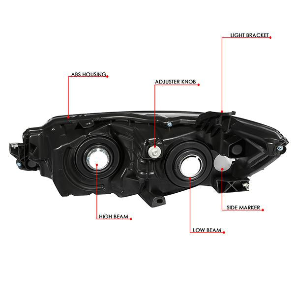 Factory Style Projector Headlights <br>15-17 Toyota Camry