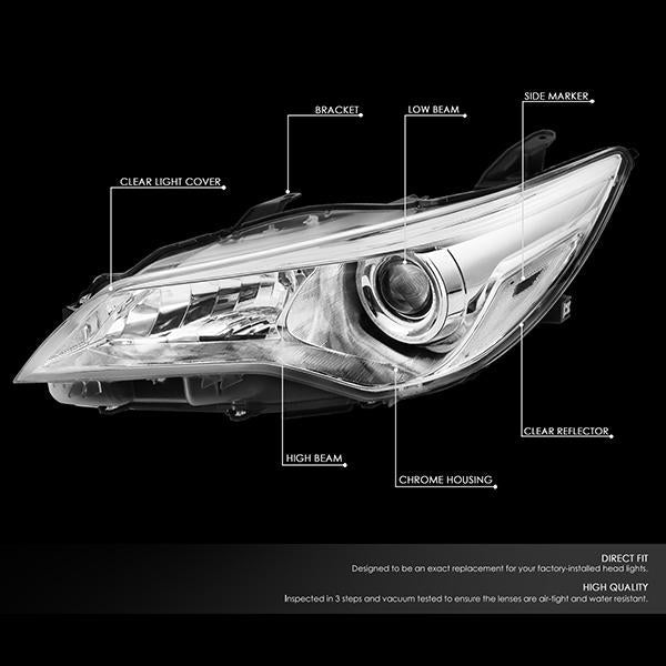 Factory Style Projector Headlights <br>15-17 Toyota Camry