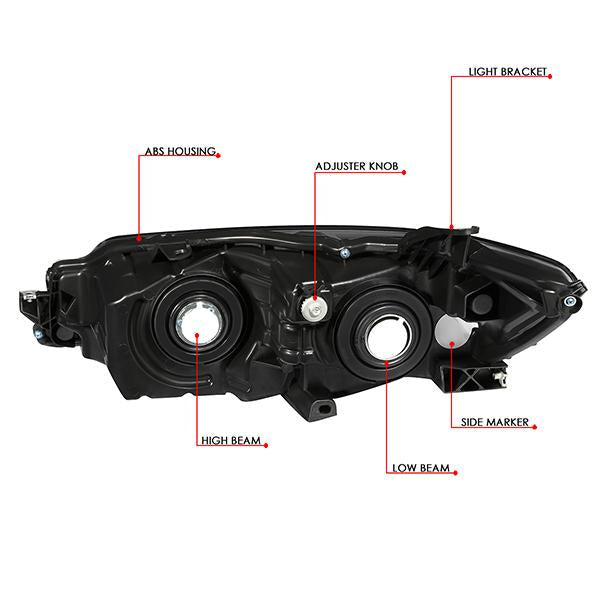 Factory Style Projector Headlights <br>15-17 Toyota Camry