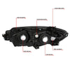 Factory Style Projector Headlights <br>15-17 Toyota Camry