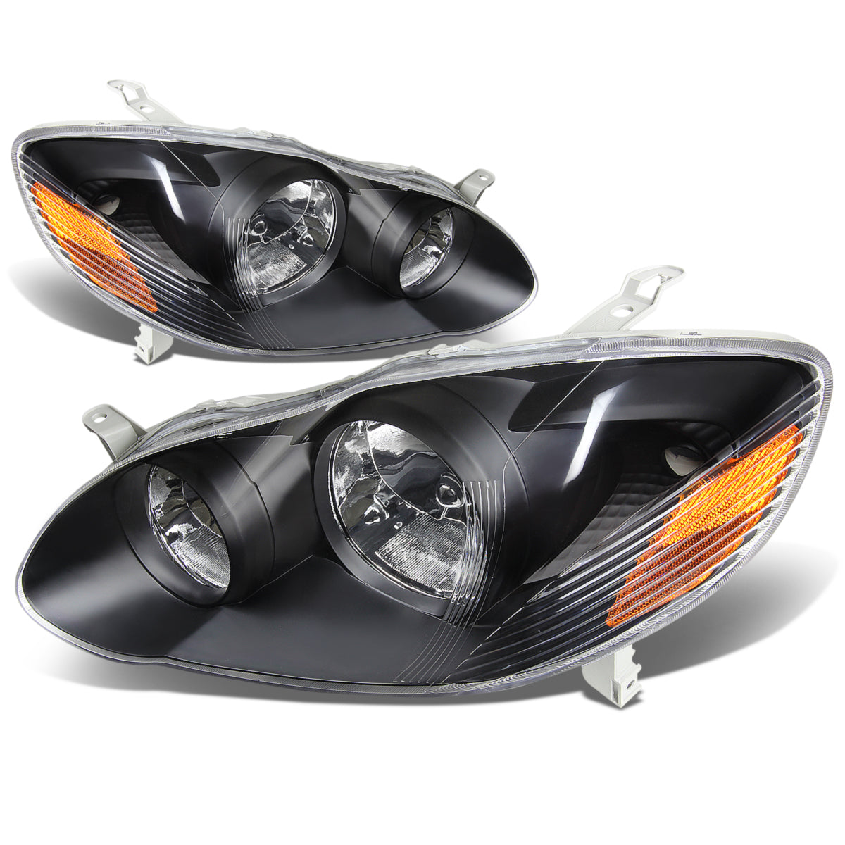 Factory Style Headlights <br>03-08 Toyota Corolla