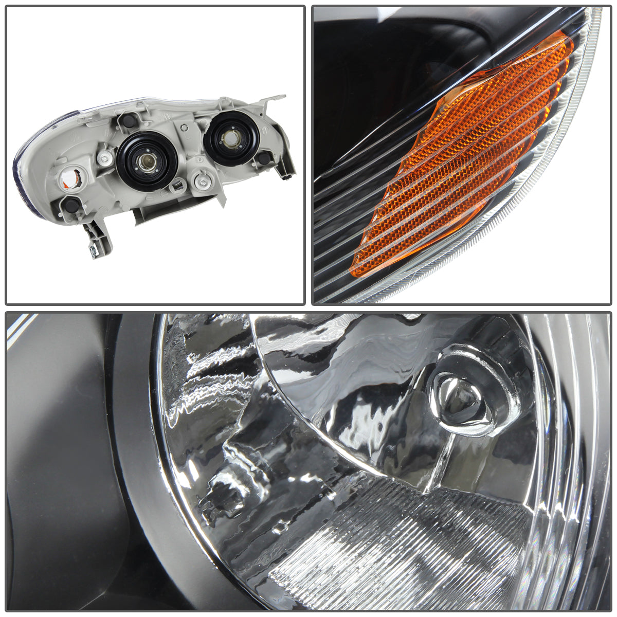 Factory Style Headlights <br>03-08 Toyota Corolla