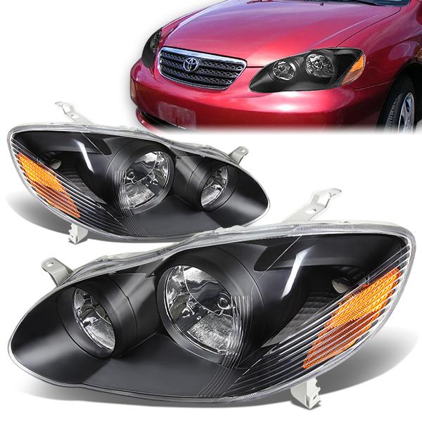 Factory Style Headlights <br>03-08 Toyota Corolla