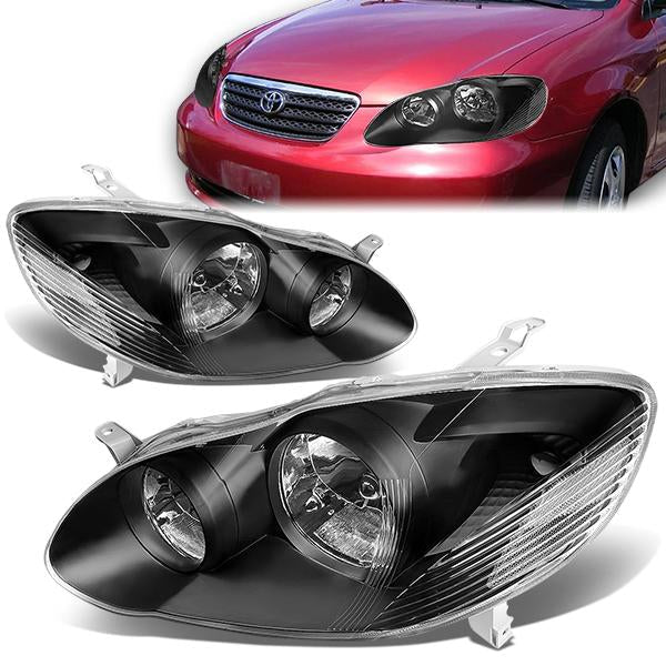 Factory Style Headlights <br>03-08 Toyota Corolla