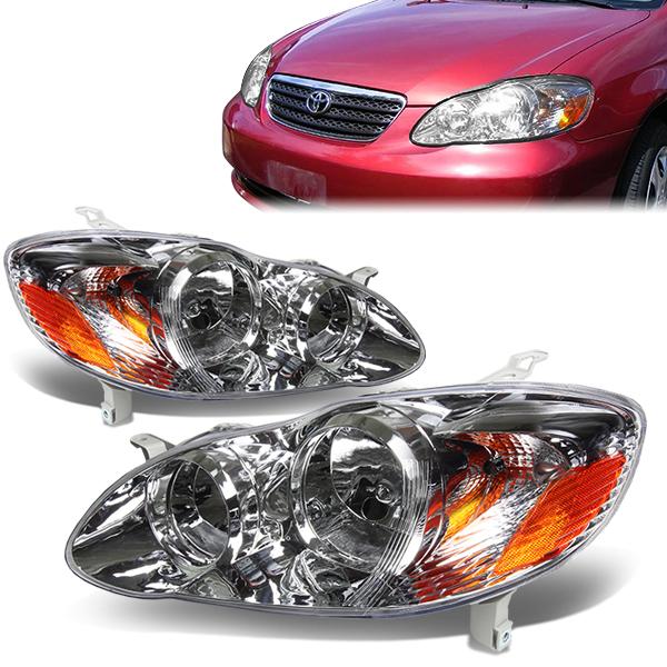 Factory Style Headlights <br>03-08 Toyota Corolla