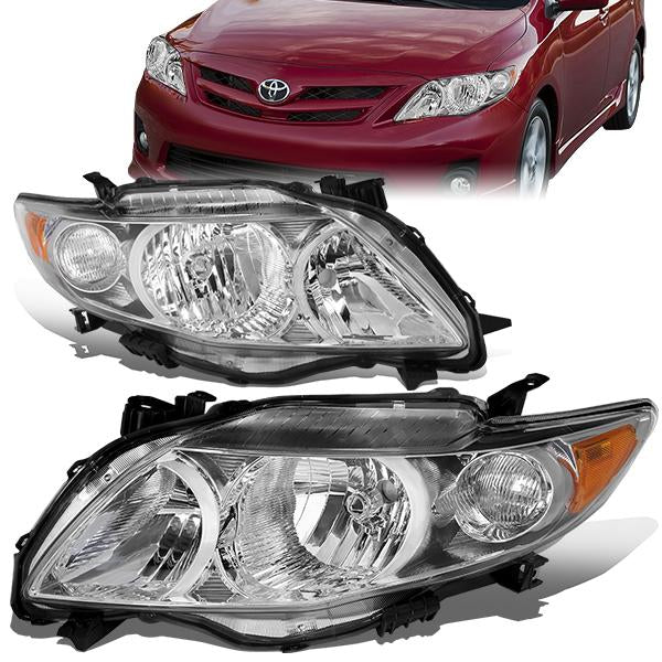 Factory Style Headlights <br>09-10 Toyota Corolla