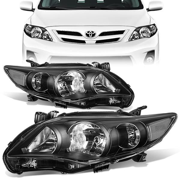 Factory Style Headlights <br>11-13 Toyota Corolla Sedan