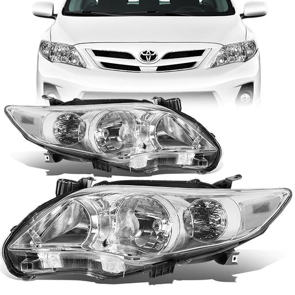 Factory Style Headlights <br>11-13 Toyota Corolla Sedan