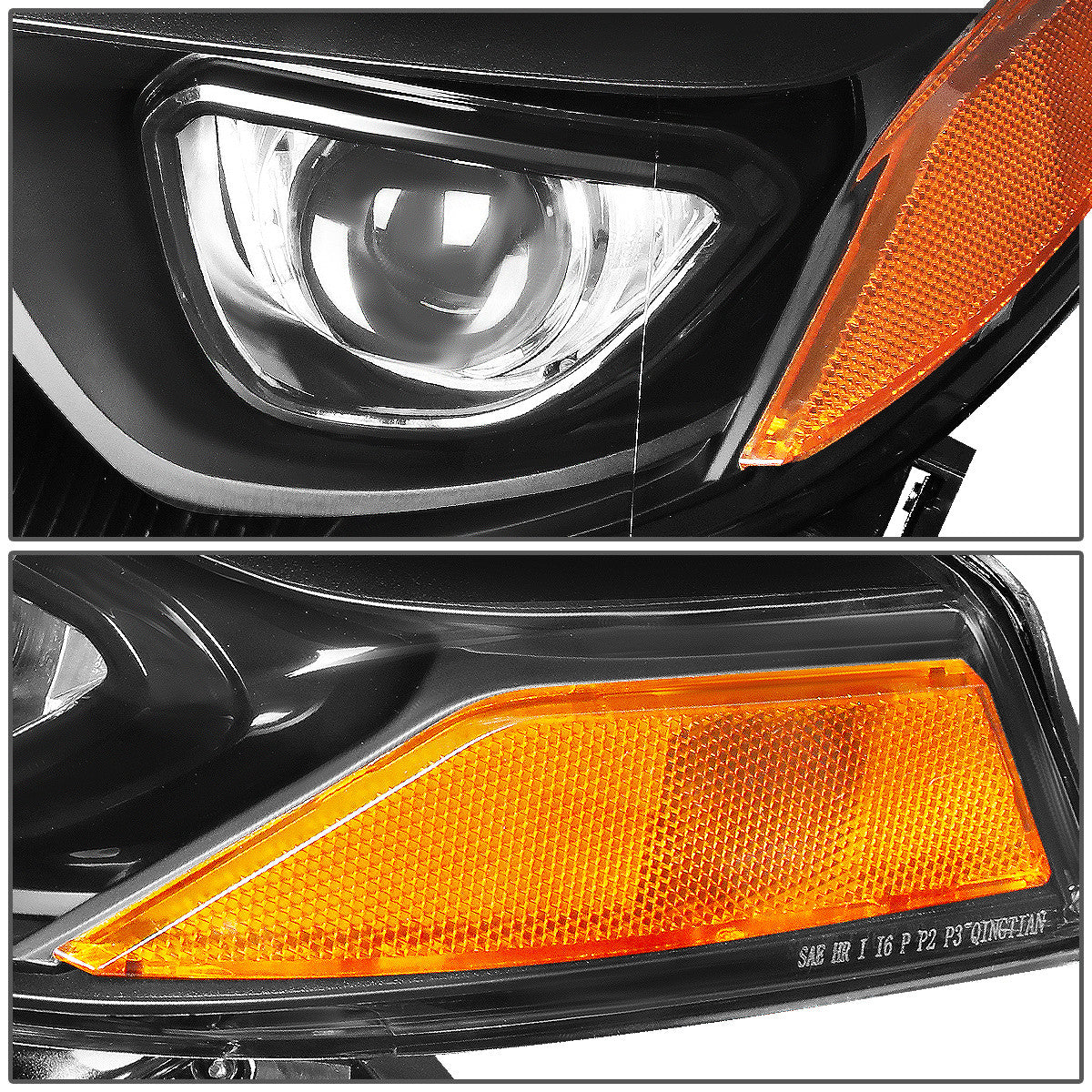 Factory Style Projector Headlights <br>14-16 Toyota Corolla Sedan