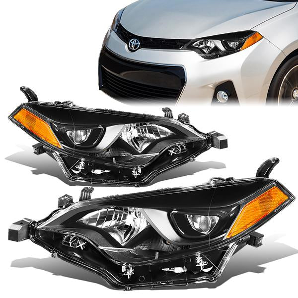 Factory Style Projector Headlights <br>14-16 Toyota Corolla Sedan