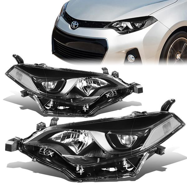 Factory Style Projector Headlights <br>14-16 Toyota Corolla Sedan