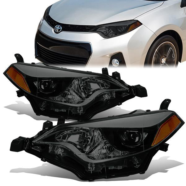 Factory Style Projector Headlights <br>14-16 Toyota Corolla Sedan