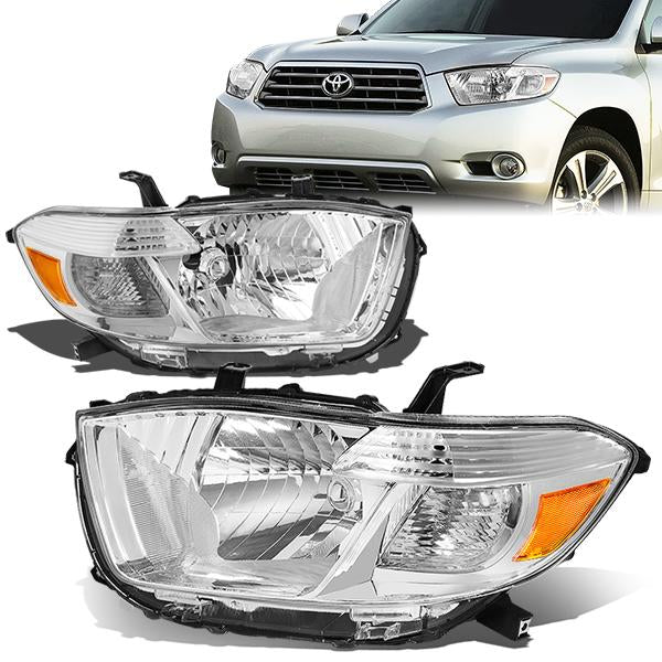 Factory Style Headlights <br>08-10 Toyota Highlander