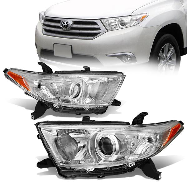 Factory Style Projector Headlights <br>11-13 Toyota Highlander