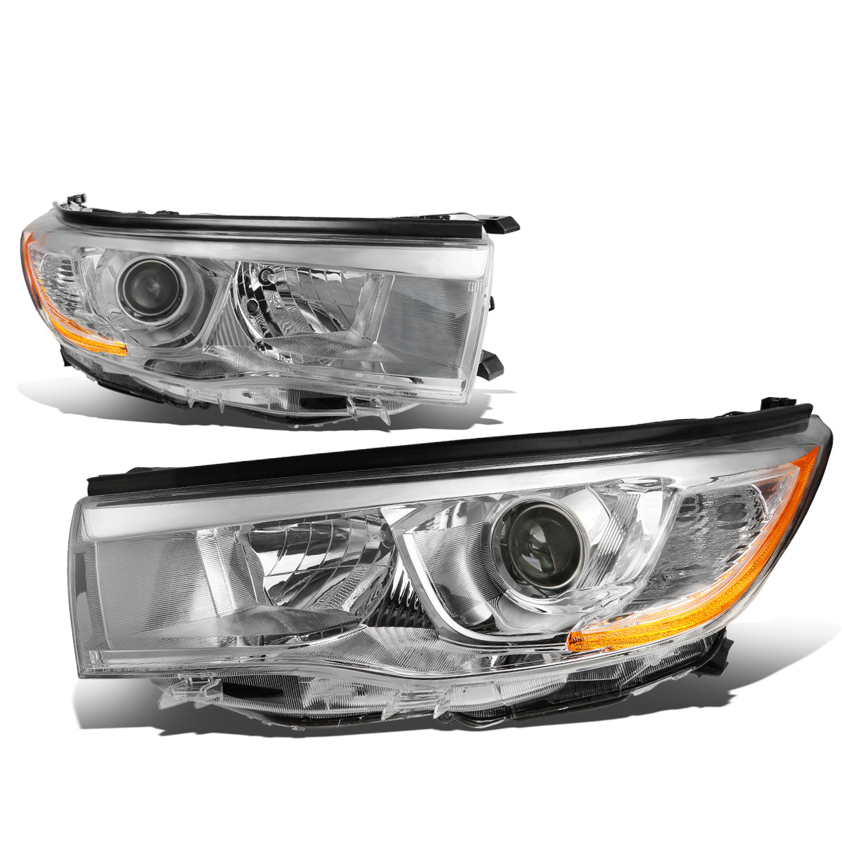 Factory Style Projector Headlights <br>14-16 Toyota Highlander