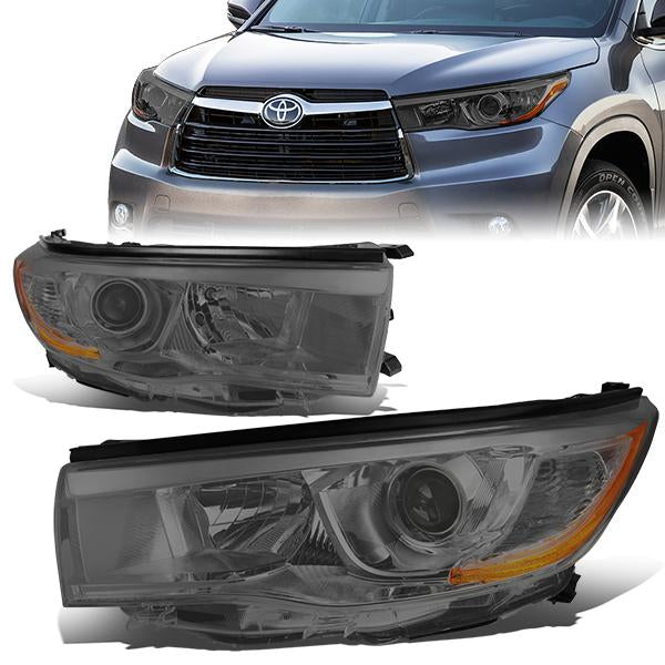 Factory Style Projector Headlights <br>14-16 Toyota Highlander