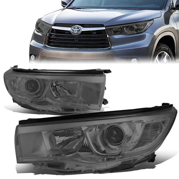 Factory Style Projector Headlights <br>14-16 Toyota Highlander