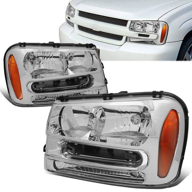 Factory Style Headlights <br>02-09 Chevy Trailblazer, 02-05 EXT