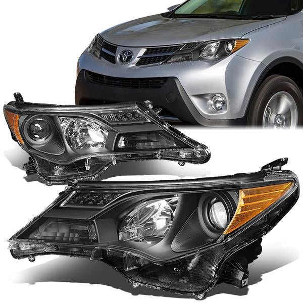 Factory Style Projector Headlights <br>13-15 Toyota RAV4