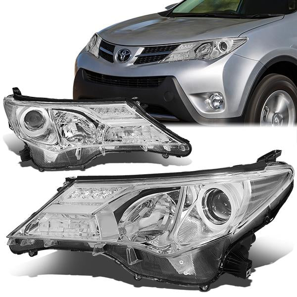 Factory Style Projector Headlights <br>13-15 Toyota RAV4