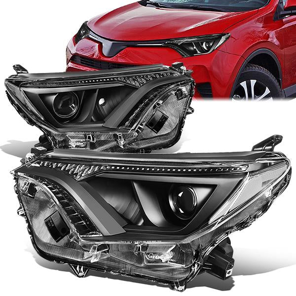 Factory Style Projector Headlights <br>16-18 Toyota RAV4