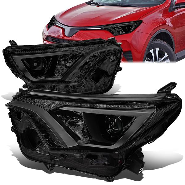 Factory Style Projector Headlights <br>16-18 Toyota RAV4