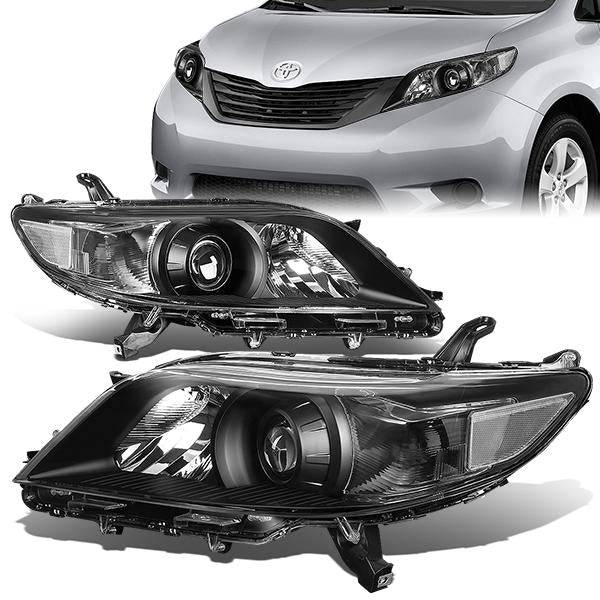 Factory Style Projector Headlights <br>11-17 Toyota Sienna