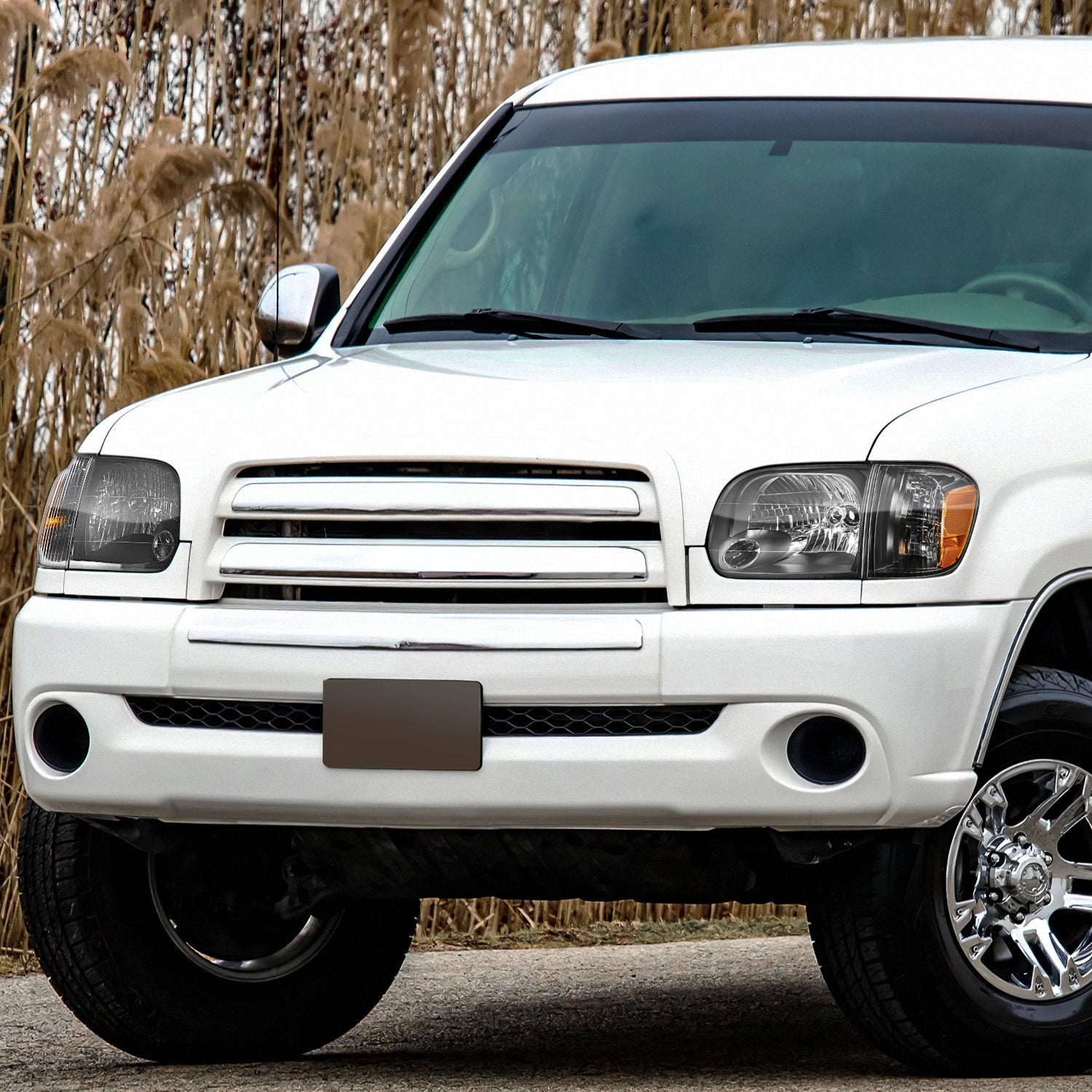 Factory Style Headlights <br>05-07 Toyota Sequoia Tundra Crew Cab