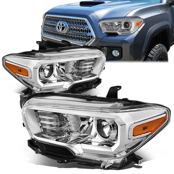 Factory Style Projector Headlights <br>16-18 Toyota Tacoma