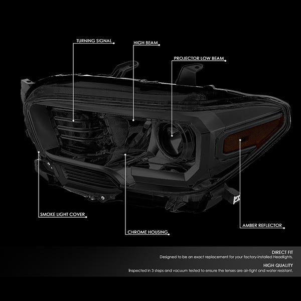 Factory Style Projector Headlights <br>16-18 Toyota Tacoma