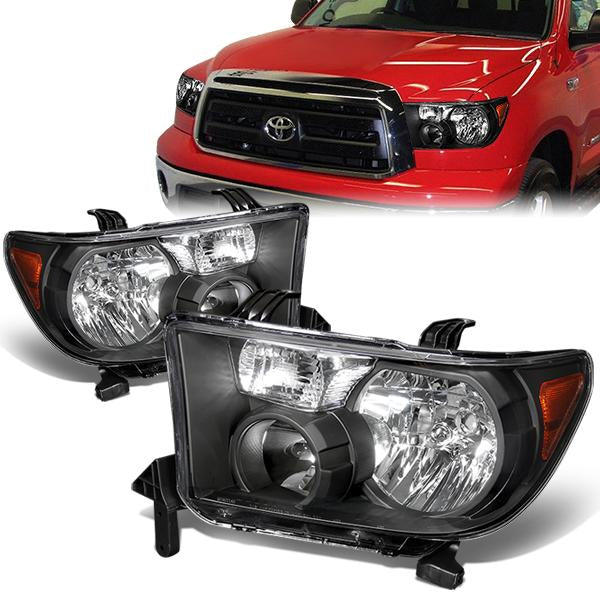 Factory Style Headlights <br>07-13 Toyota Tundra, 08-17 Sequoia