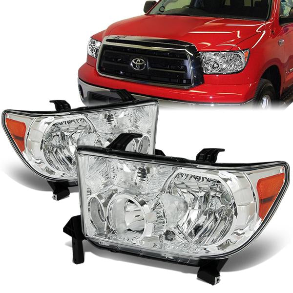 Factory Style Headlights <br>07-13 Toyota Tundra, 08-17 Sequoia