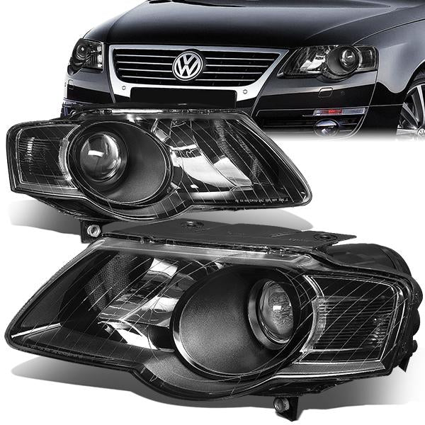 Factory Style Projector Headlights <br>06-10 Volkswagen Passat