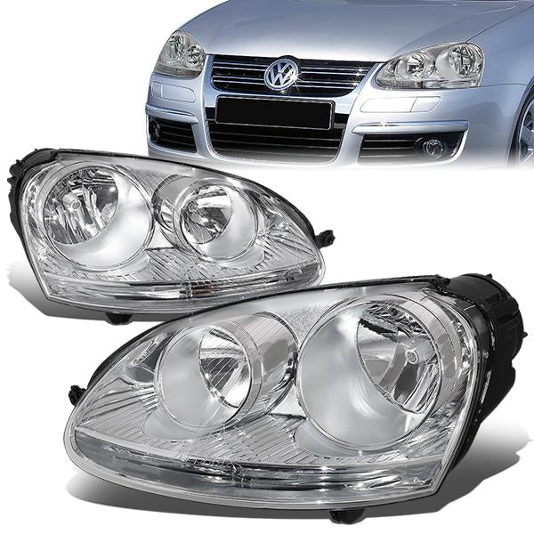 Factory Style Headlights <br>05-10 Volkswagen Jetta, 06-09 Rabbit