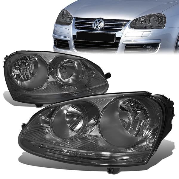 Factory Style Headlights <br>05-10 Volkswagen Jetta, 06-09 Rabbit