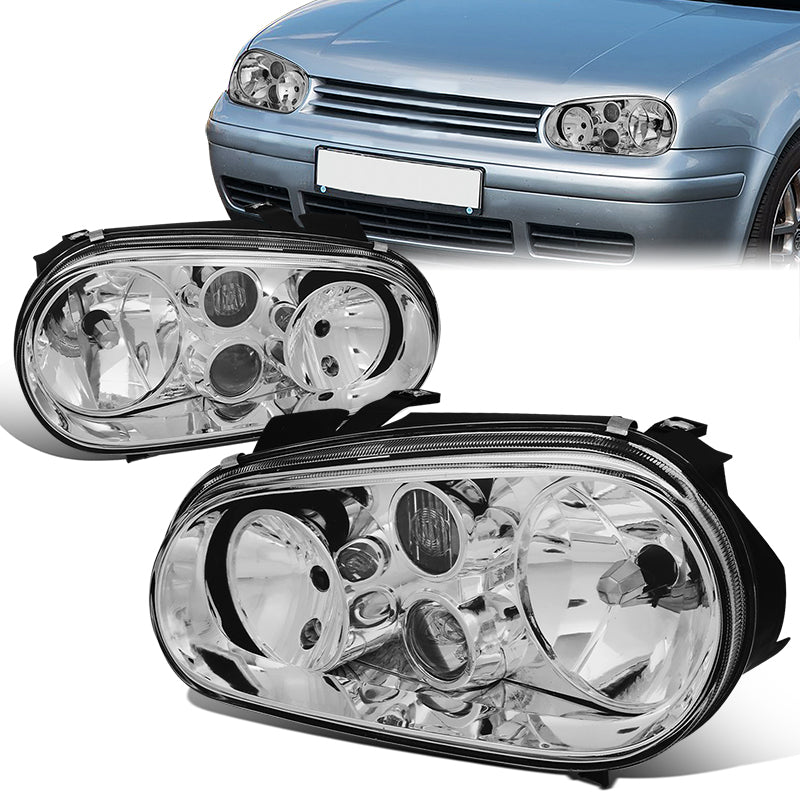 Factory Style Projector Headlights <br>99-06 Volkswagen Golf, 99-02 Cabrio