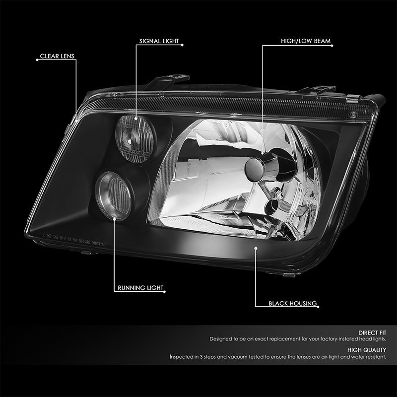 Factory Style Headlights <br>99-05 Volkswagen Jetta