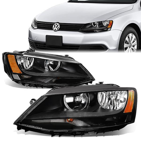 Factory Style Headlights <br>11-17 Volkswagen Jetta Sedan