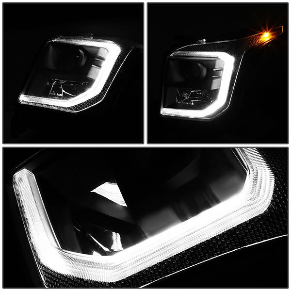 LED DRL Projector Headlights <br>15-20 GMC Yukon, XL