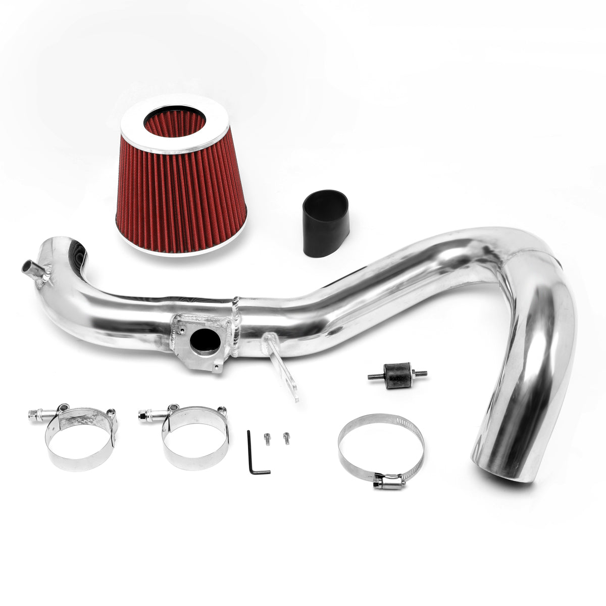 07-09 Yaris Aluminum Cold Air Intake w/Red Cone Filter