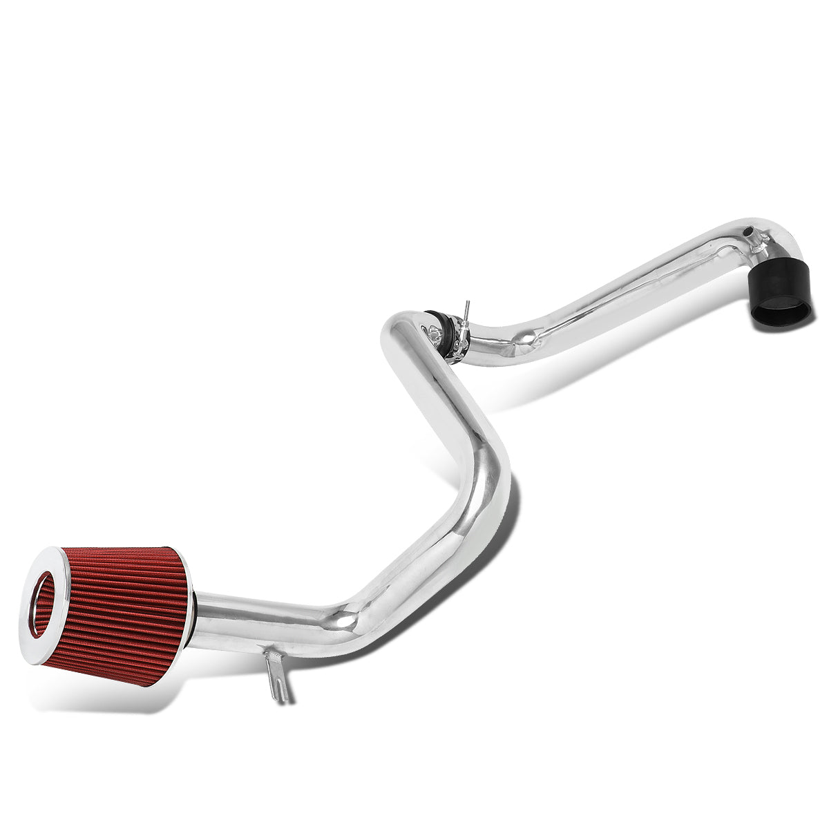 01-05 Honda Civic 1.7L Aluminum Cold Air Intake w/Red Cone Filter