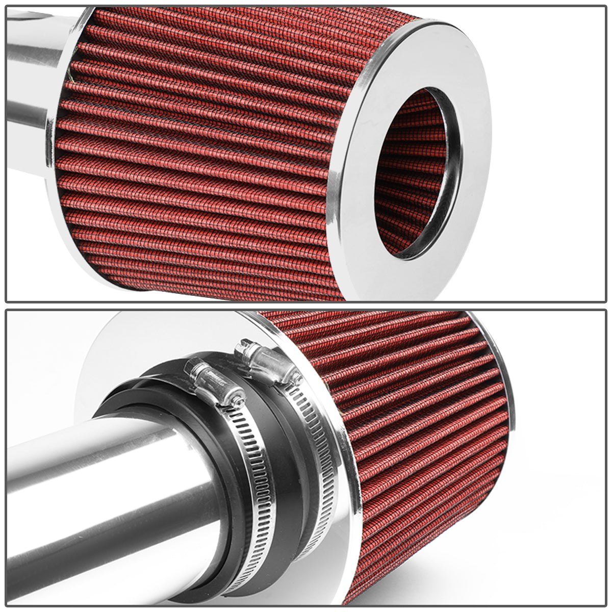 08-15 Scion xB Aluminum Cold Air Intake w/Red Cone Filter