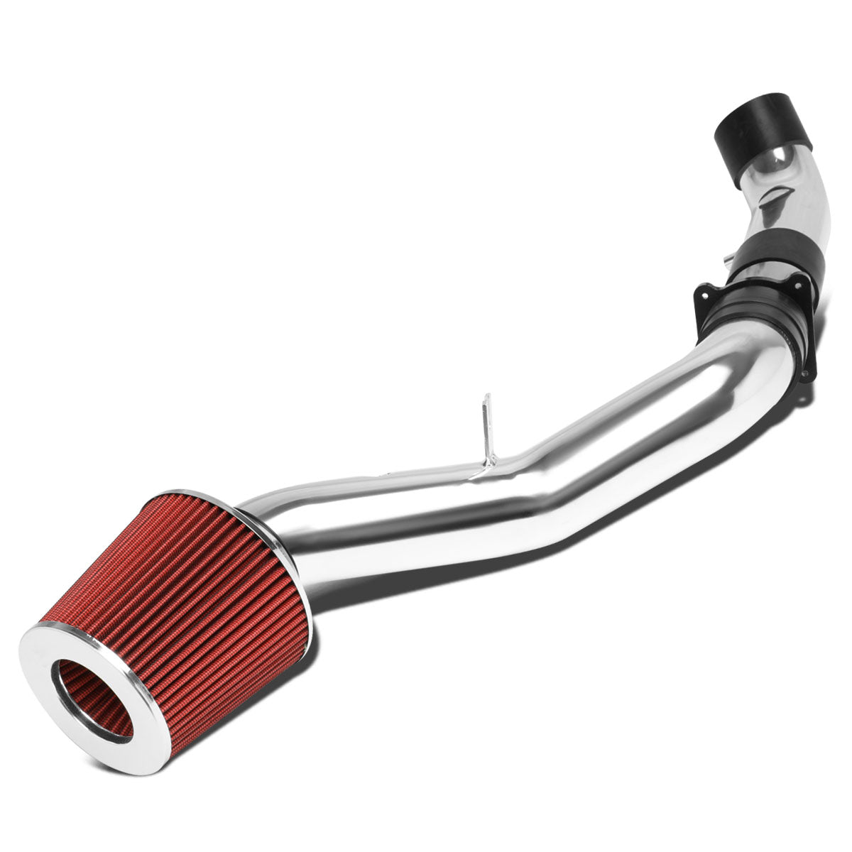 03-06 Nissan 350z Aluminum Cold Air Intake w/Red Cone Filter