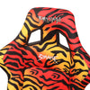 Tiger Orange Vegan Satin Racing Seats w/Mount Bracket - FRP-302TIGRE-SAVAGE