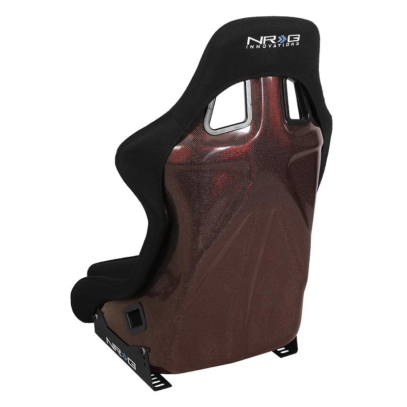 Carbon Fiber Back Fixed Position Bucket Racing Seat - RSC-302CF-RD