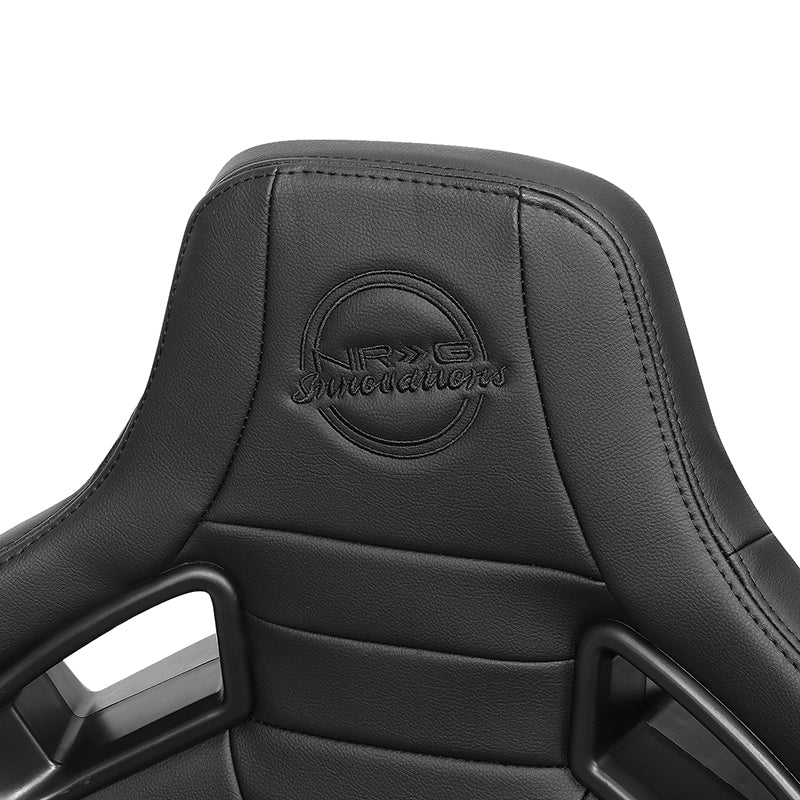 Pair Bucket Style Full Reclinable Racing Seats - RSC-750-L-R-BK-BK