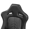 Fully Reclinable PVC Racing Seat - Left/Driver Side - RSC-810BK