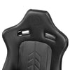 Fully Reclinable PVC Racing Seat - Right/Passenger Side - RSC-810BK